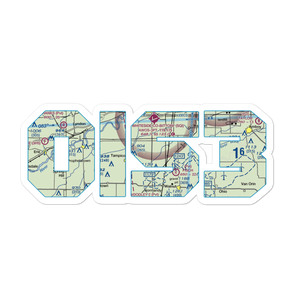 Cady Aerial RLA Restricted Landing Area (0IS3) VFR Sectional Sticker