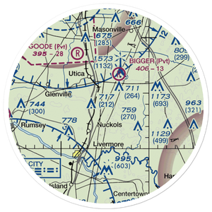 Cambron Field (0KY4) VFR Sectional Sticker (20 mile)