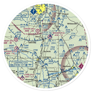 Cambron Field (0KY4) VFR Sectional Sticker (30 mile)