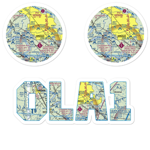 Double H Ranch Airport (0LA1) VFR Sectional Sticker Pack