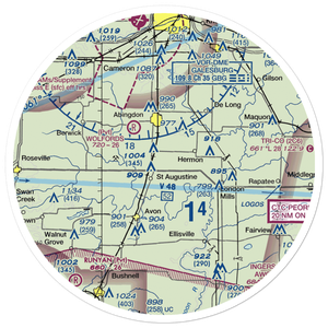 Murk's Strip (0LL2) VFR Sectional Sticker (30 mile)