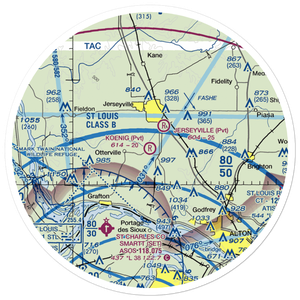 Koenig Airport (0LL3) VFR Sectional Sticker (30 mile)