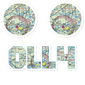 Flaherty Field (0LL4) VFR Sectional Sticker Pack