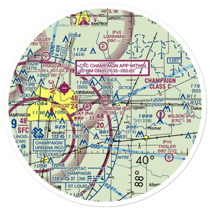 Busboom RLA Restricted Landing Area (0LL5) VFR Sectional Sticker (30 mile)