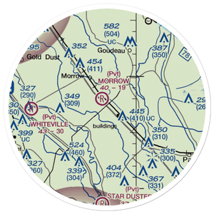 Dufour Airport (0LS6) VFR Sectional Sticker (20 mile)