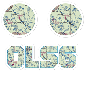 Dufour Airport (0LS6) VFR Sectional Sticker Pack