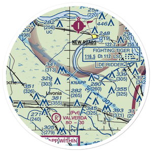 Morgan Field (0LS7) VFR Sectional Sticker (20 mile)