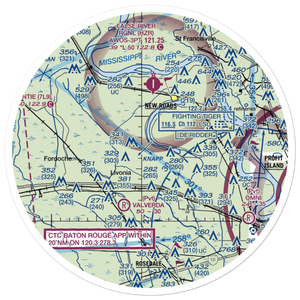 Morgan Field (0LS7) VFR Sectional Sticker (30 mile)