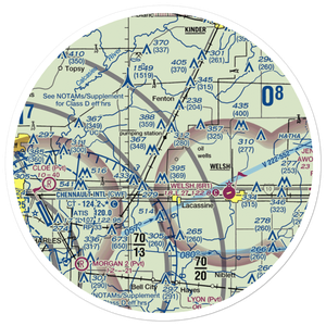 Lonesome Dove Airfield (0LS8) VFR Sectional Sticker (30 mile)