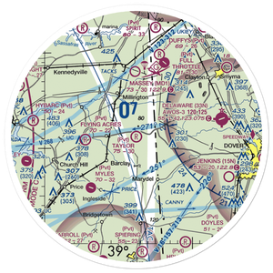Taylor Field (0MD1) VFR Sectional Sticker (30 mile)