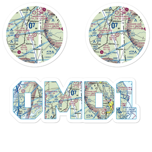 Taylor Field (0MD1) VFR Sectional Sticker Pack