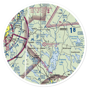 Peasley Field (0ME4) VFR Sectional Sticker (30 mile)