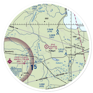 Young's Airport (0MI6) VFR Sectional Sticker (30 mile)