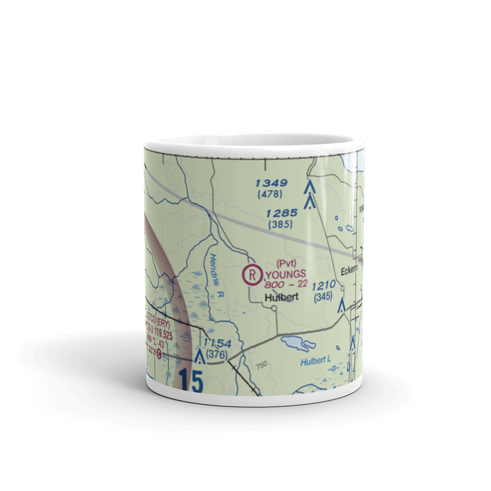 Young's Airport (0MI6) VFR Sectional  Mug 