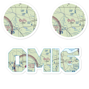 Young's Airport (0MI6) VFR Sectional Sticker Pack