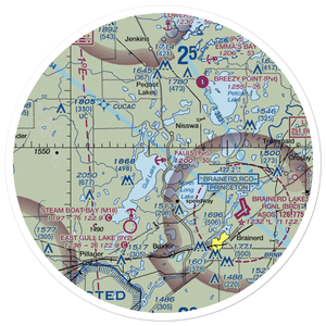 Paul's Seaplane Base (0MN4) VFR Sectional Sticker (30 mile)