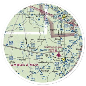 Hale Field (0MS7) VFR Sectional Sticker (30 mile)
