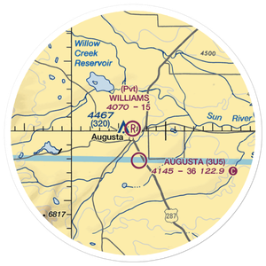Williams Field (0MT1) VFR Sectional Sticker (20 mile)