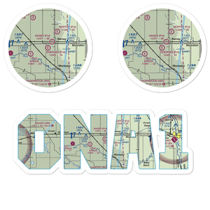 Goerger Airport (0NA1) VFR Sectional Sticker Pack