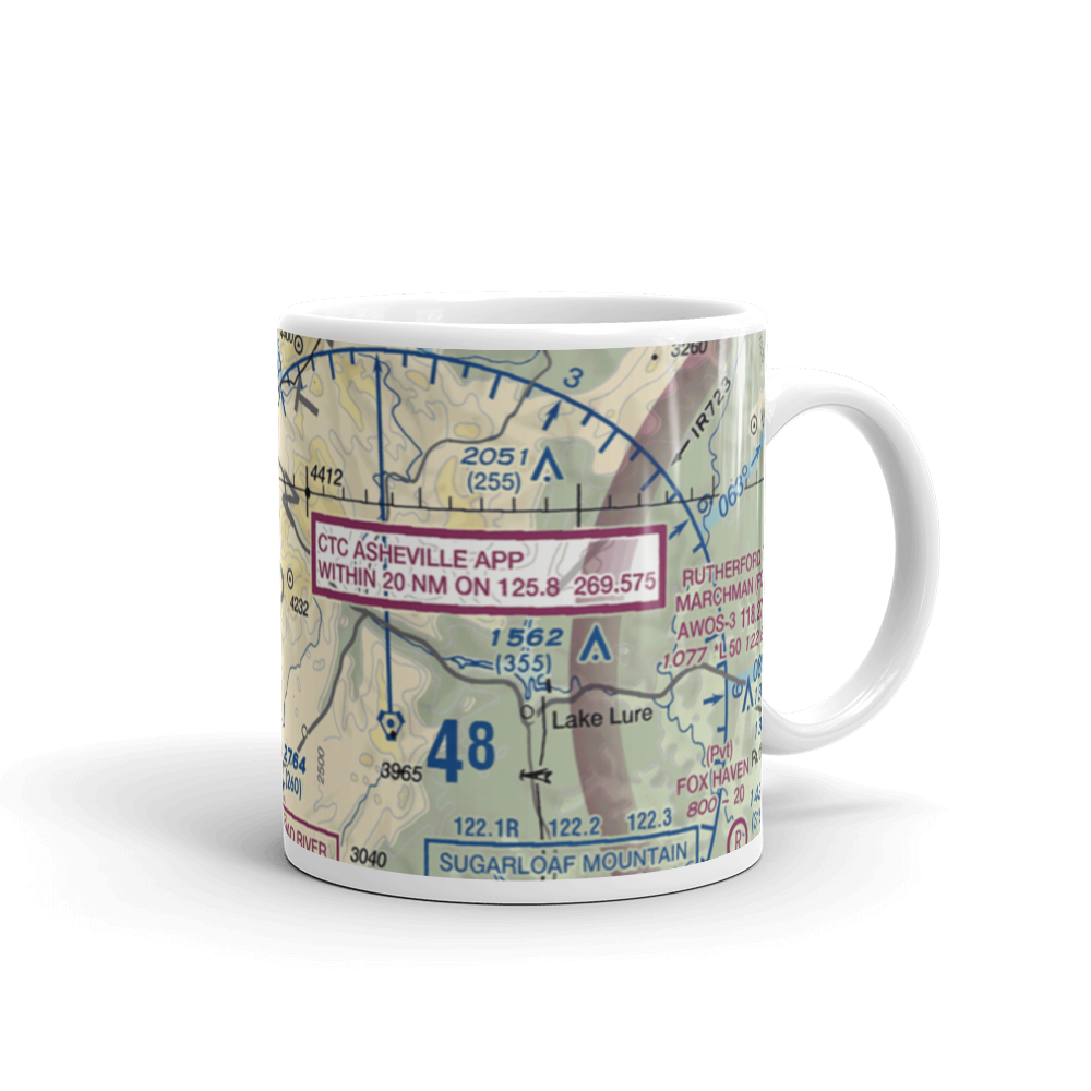 Bearwallow Farm Airport (0NC1) VFR Sectional  Mug 
