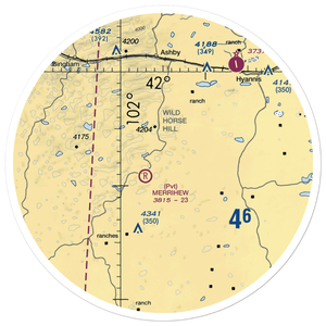 Merry Airport (0NE2) VFR Sectional Sticker (30 mile)