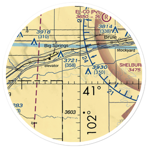 Newman Airport (0NE5) VFR Sectional Sticker (20 mile)