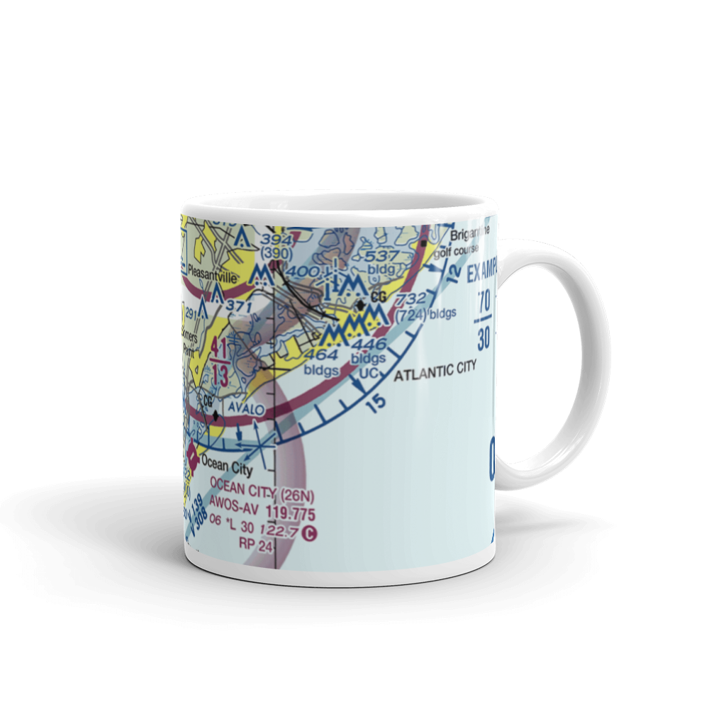 Dix Field (0NJ6) VFR Sectional  Mug 