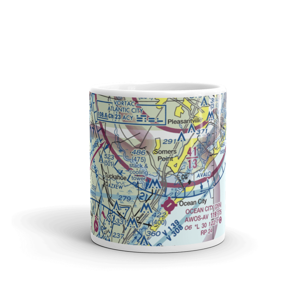Dix Field (0NJ6) VFR Sectional  Mug 
