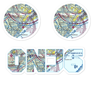 Dix Field (0NJ6) VFR Sectional Sticker Pack