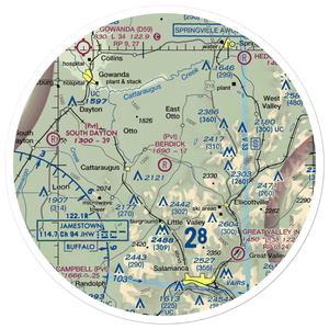 Berdick Field (0NK0) VFR Sectional Sticker (30 mile)