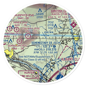 Westwind Farm Airport (0NK2) VFR Sectional Sticker (20 mile)