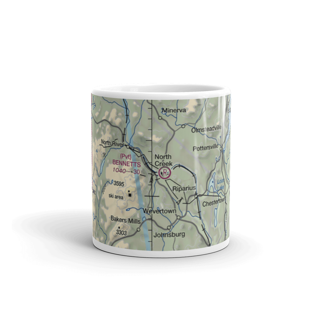 Bennetts Airport (0NY0) VFR Sectional  Mug 