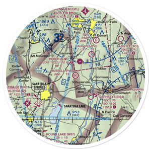 Russell Field (0NY1) VFR Sectional Sticker (30 mile)
