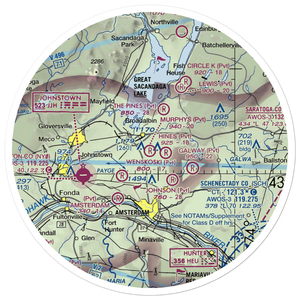 Murphys Landing Strip (0NY7) VFR Sectional Sticker (30 mile)
