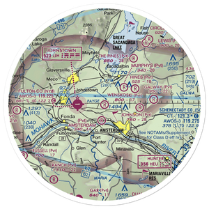 Wenskoski Field (0NY8) VFR Sectional Sticker (30 mile)