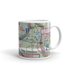 Apple Airport (0OH7) VFR Sectional  Mug