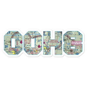 Fry Airport (0OH8) VFR Sectional Sticker