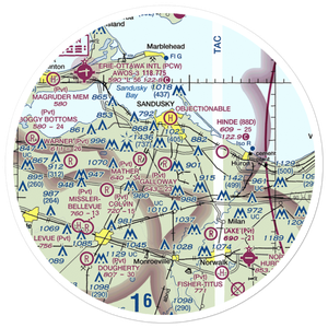 Galloway Airport (0OI3) VFR Sectional Sticker (30 mile)
