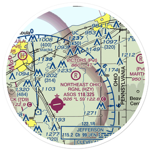 Victor's Landing Airport (0OI6) VFR Sectional Sticker (20 mile)