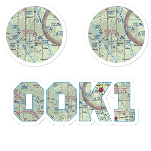Mckey Airport (0OK1) VFR Sectional Sticker Pack
