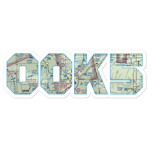 Chappell Airport (0OK5) VFR Sectional Sticker