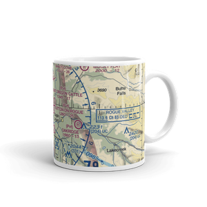 Sutton on Rogue Airport (0OR8) VFR Sectional  Mug