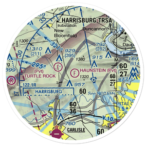 Haunstein Ultralightport (0PA2) VFR Sectional Sticker (20 mile)