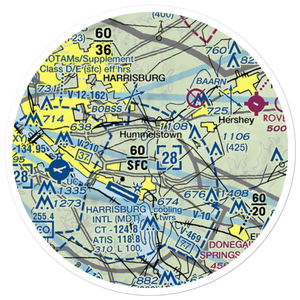 Ecko Field (0PA4) VFR Sectional Sticker (20 mile)