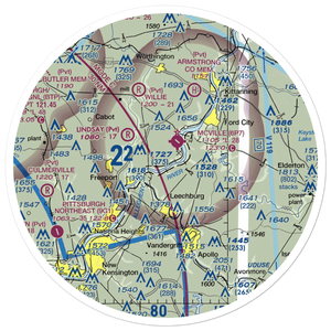 Pete's Water Landing Seaplane Base (0PN1) VFR Sectional Sticker (30 mile)