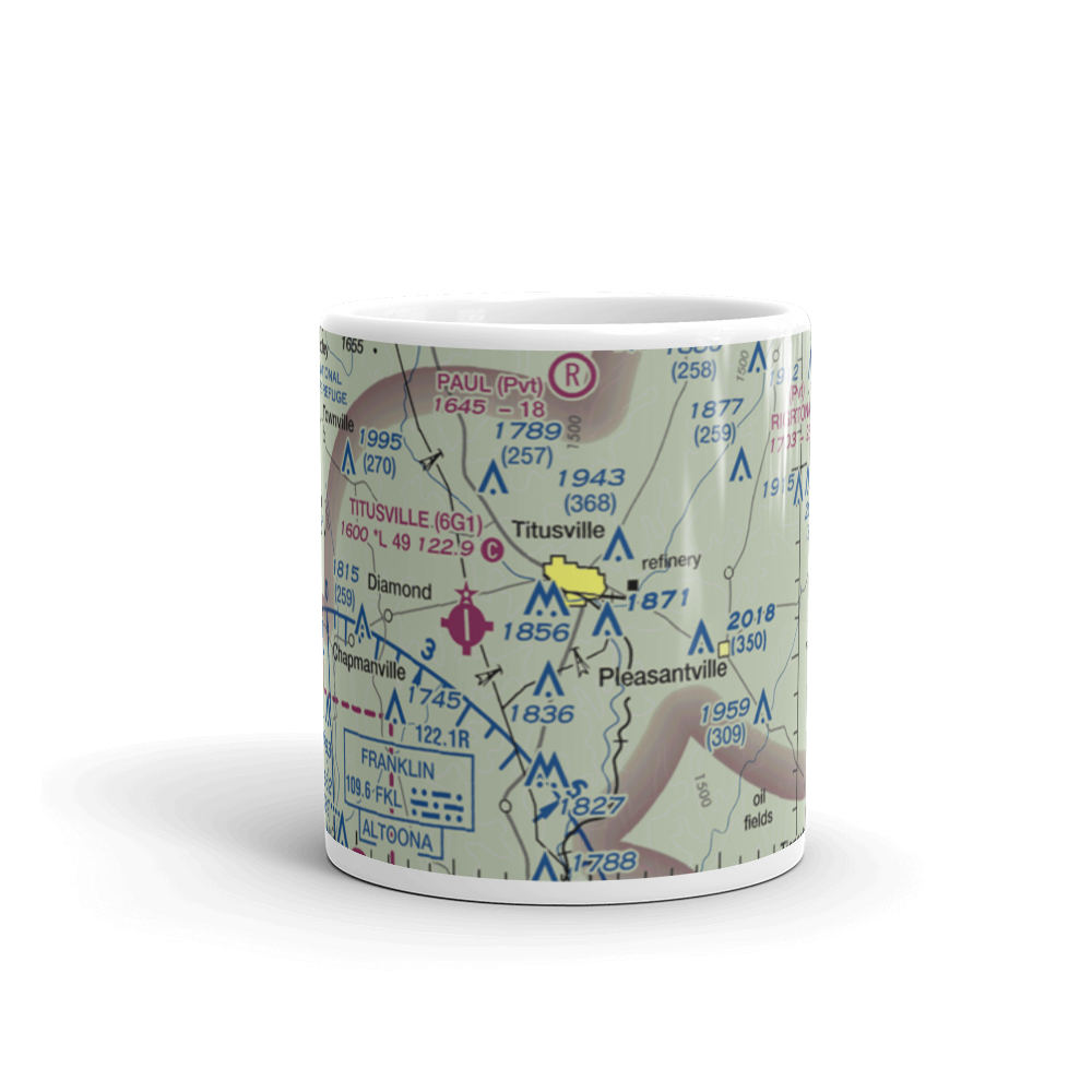 Shriver Airport (0PN8) VFR Sectional  Mug 