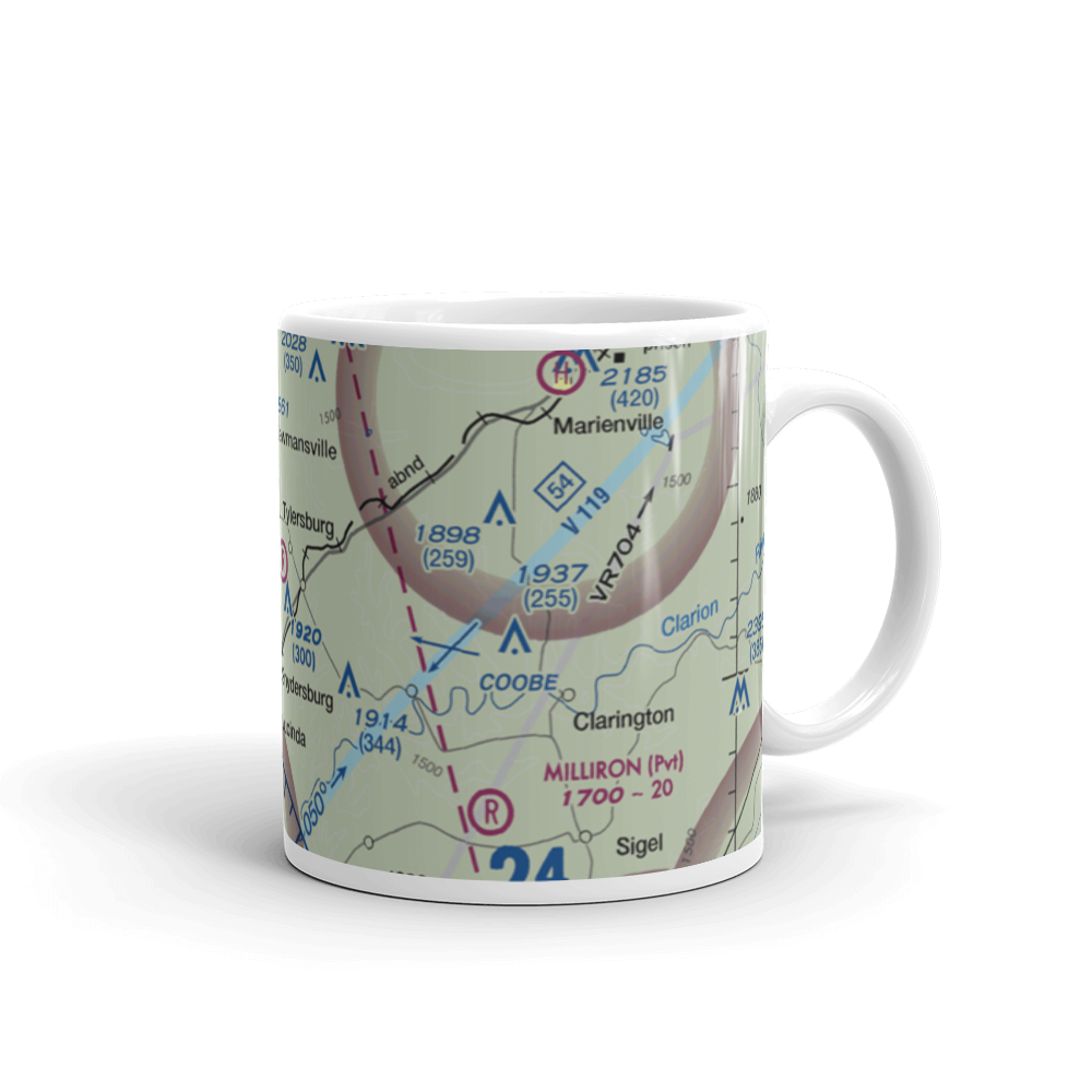 Frederick Airpark (0PS0) VFR Sectional  Mug 