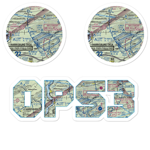 Carsonville Airport (0PS3) VFR Sectional Sticker Pack