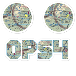 Old Orchard Airport (0PS4) VFR Sectional Sticker Pack