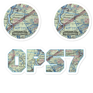 Harman Airport (0PS7) VFR Sectional Sticker Pack